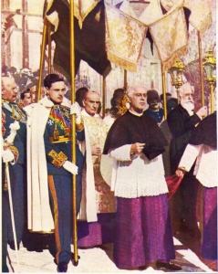 Rei D. Manuell II no Corpus Christi